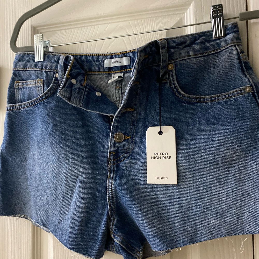 Forever 21 Retro High Rise NWT Denim Shorts